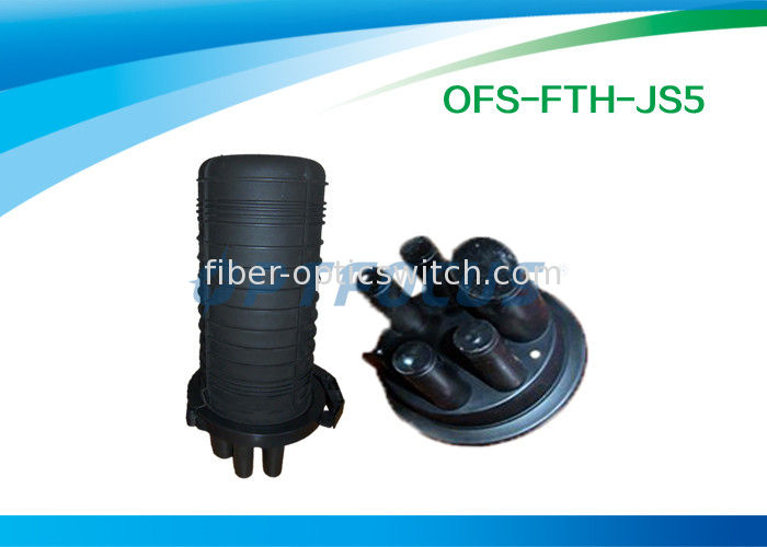 Black 6 Splicing Fiber Optic Cable PC for Aerial / Buried / Pipe