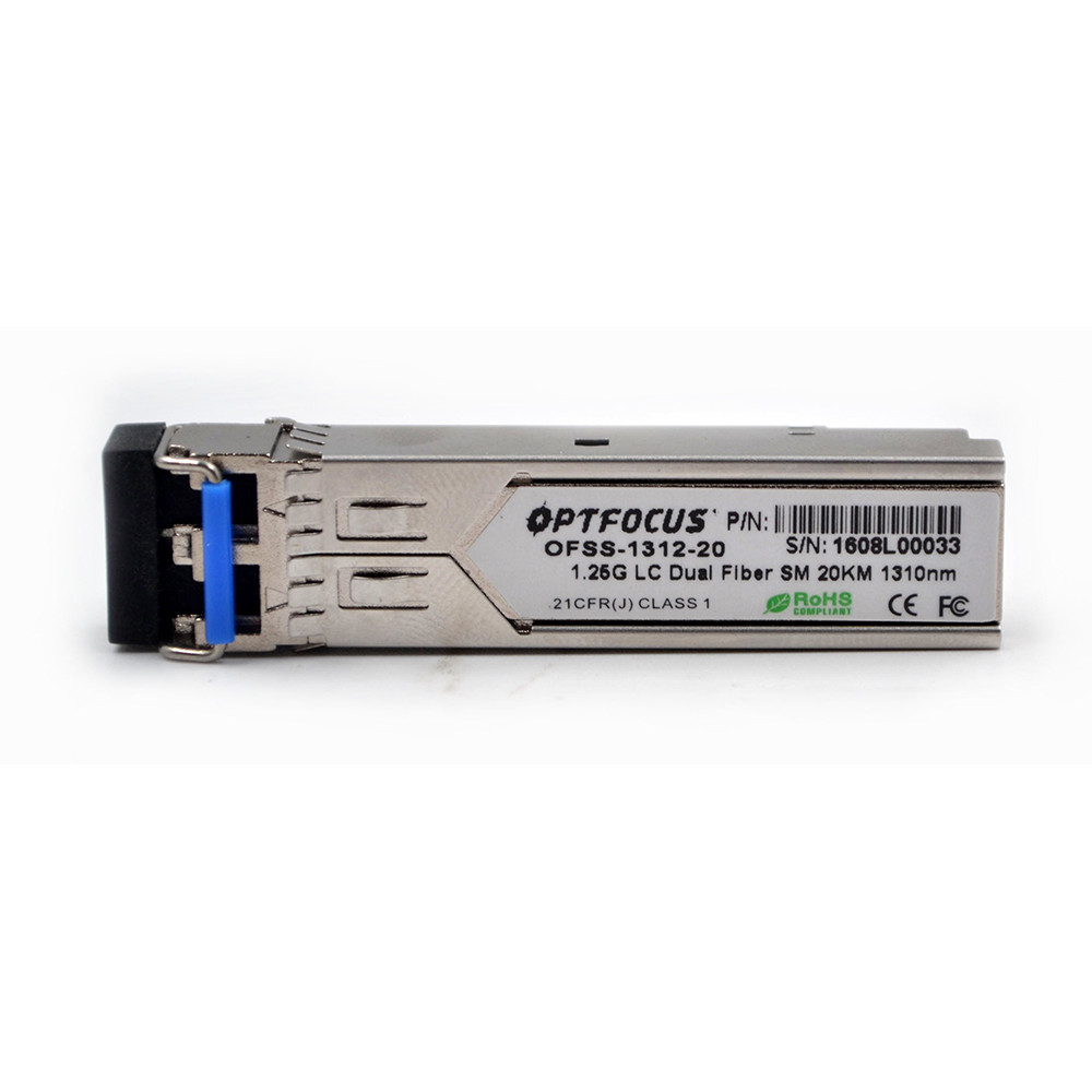 High speed SM 1310nm 20km SFP optical transceiver module with LC interface