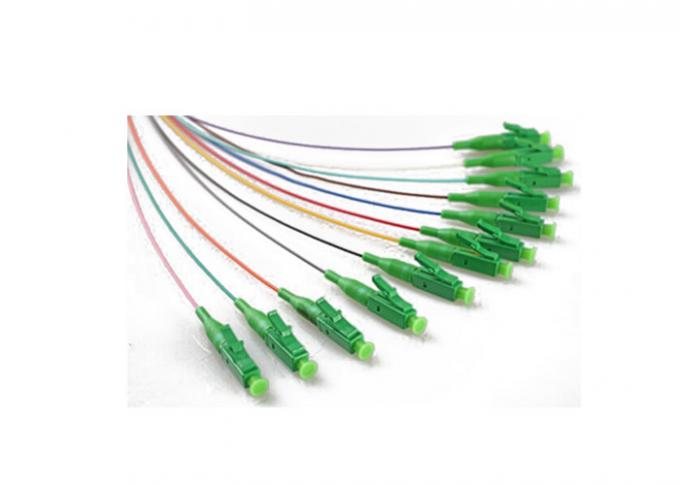 12 Core LC UPC Single Mode Pigtail LC 1.5M SM Fiber Optic Pigtail