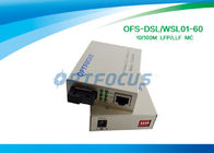 LFP Single Mode Fiber Rj45 Converter , LC SC Media Converter Networking 10 / 100M