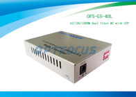 LFP Single Mode Media Converter Gigabit 40 Km 40X110X140 Mm Adopting Internal Power Supply