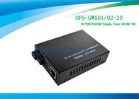 Single Fiber Media Converter 1310nm 1550nm 10 / 100 / 1000 Base - Tx to 1000 Base - FX SM 20Km SC