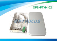 Small LightWeight 2 Holes Cable Terminal Box Indoor FTTH Customer Φ7 Φ14