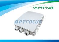 IP 65 Optical Passive Fiber Termination Box FTTH 16 SC Adapter 1:8 PLC Splitter Indoor Plastic Boxes