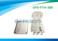 IP 65 Optical Passive Fiber Termination Box FTTH 16 SC Adapter 1:8 PLC Splitter Indoor Plastic Boxes