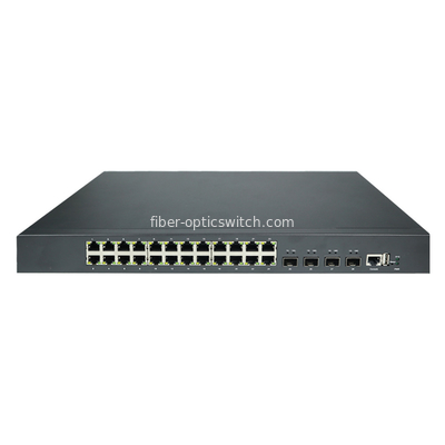 Factory 24 Port Ethernet Switch 24*1G RJ45 Port+4*10g Fiber Switch for Data Center ISP