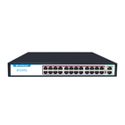 Customized 24 Port POE Switch 2*10/100/1000mbps UP-Link Port For ISP