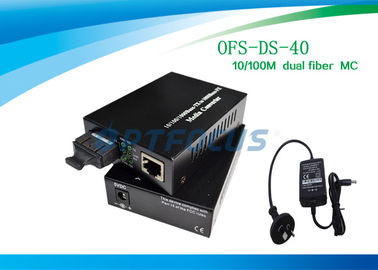 Gigabit Media Converter SM 10 / 100M 1310nm 40Km SC , External Power