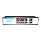 Factory OEM 8 Port Ethernet POE Switch 8*10/100mbps POE Port+2*10/100/1000mbps UP-Link Port for CCTV