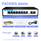 Factory OEM 8 port  POE switch with 2 100mbps RJ45 and 8 100mbps POE port For CCTV NVR IP Camera