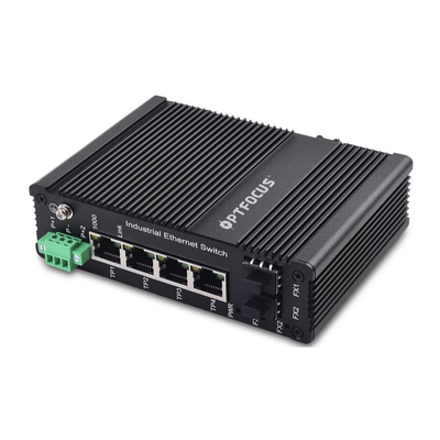 4.5kg Optical Fiber Switch 20W 10Gbps 24 Ports With Stable