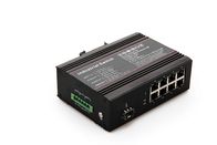 PoE function Industrial Ethernet Switch 1 gigabit fiber port , 8 10M / 100M RJ45 port