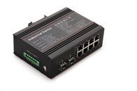 2 Gigabit Fiber Ports Industrial Ethernet Switch , Poe Fiber Switch 8 10 / 100 / 1000m Rj45 Ports