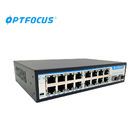 SFP Ethernet Network Switch 8W Max Power Wall Mounts Installation 207mm × 140mm × 45mm