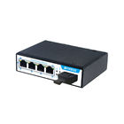 4 Port Industrial Ethernet Switch , 100M Hardened  Power Over Ethernet Switch