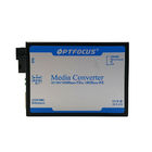 Duplex Mode  Fiber Media Converter , 20KM Switch Media Converter 0.5 KG Weight