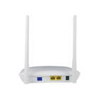 White Plastic GPON OLT ONU 2 LAN WIFI EPON Dual Mode TX 1310nm RX 1490nm Wavelength