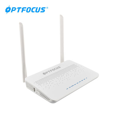 new design 300mbps wifi 4ports CATV lan tel GE pon ONU with fxs wifi