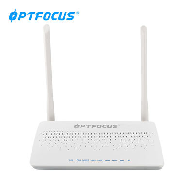 new design 300mbps wifi 4ports CATV lan tel GE pon ONU with fxs wifi