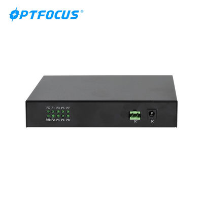 fiber ethernet 10/100/1000Mbps 8 ports 1 SC 20km L2 fiber switch for cctv