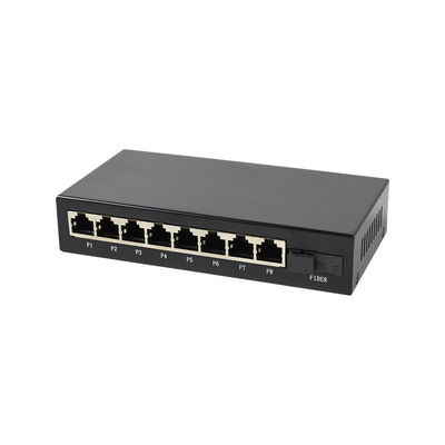 7W 20Gbps 20km L2 Fiber Optic Switch 8 Port 1 SFP 10/100/1000Mbps