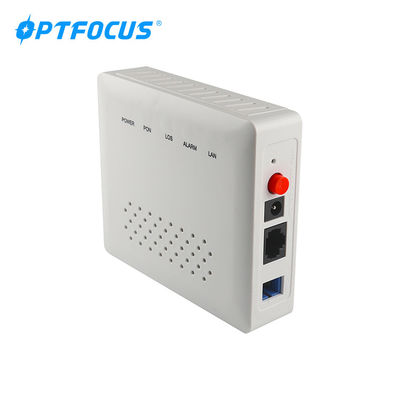 BOSA Type ZTE Chipset 1GE GPON ONU White Color Gig Ethernet ONU