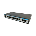 Custom Logo OEM ODM 10 Ports PoE Network Switch Date Rate 10/100/1000M For FTTH