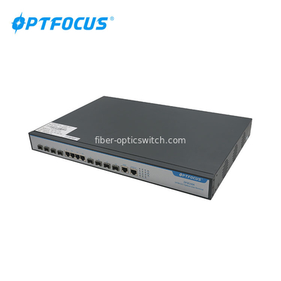 FTTH 8 PON GPON OLT 78Gbps Switching Capacity With 10G Uplink Port