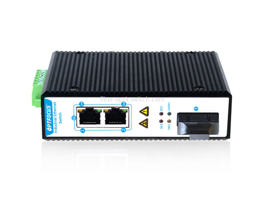 Auto MDI / MDIX Industrial Poe Switch 10G Optical Media Converter