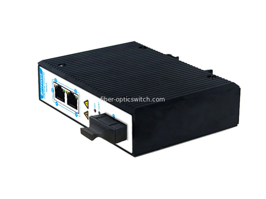 Auto MDI / MDIX Industrial Poe Switch 10G Optical Media Converter