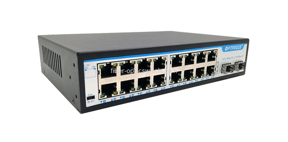 Security Camera CCTV IP Camera 16 Port Gigabit Poe Switch Managed Ethernet Network Switch