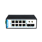 IP40 Protection Industrial PoE Switch 8 X 10/100/1000Mbps RJ45 Ports 2x 1000M SFP Port
