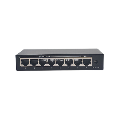 1310nm RX 1490nm 8 Port Ethernet Network Switch OEM FTTH Solution PoE Network Switch