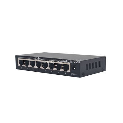 1310nm RX 1490nm 8 Port Ethernet Network Switch OEM FTTH Solution PoE Network Switch