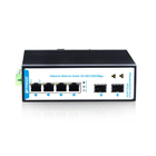 4 Ports Managed Network Switch Industrial Ethernet Switch 2 Gigabit SFP Ports POE Switch