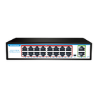 OEM/ODM POE 16 Port Fiber Switch 20km 2*10/100/1000mbps UP-Link Port
