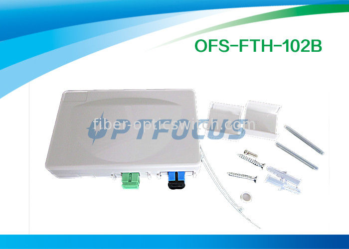 0.25 kg Fiber Termination Box Indoor Cable , Customer Mini FTTH Termination Box