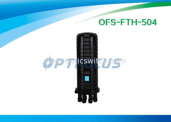 Outdoor 96 Cores Fiber Optic Enclosures 490×220 mm Pole Mounting  6 Port