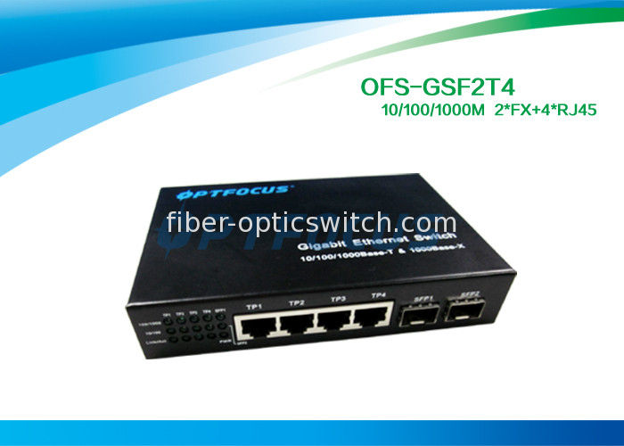 Ethernet 12 Gigabit Fiber Optic Switch