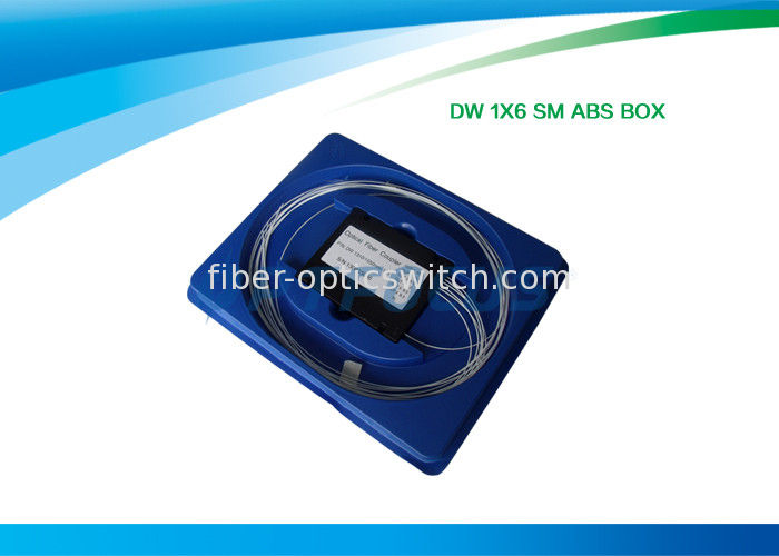 ABS 6 Way Optical Splitter Fiber Splitting FBT 1x6 1x8 1x32 DWDM Low Polarization Dependence