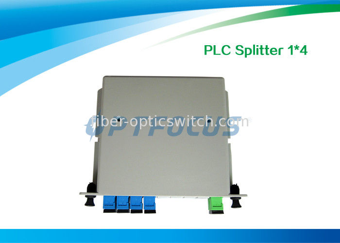 1x16 Fiber Optic Splitter / PLC Splitter 19’' RACK 1260nm - 1650nm PON Networks Low PDL