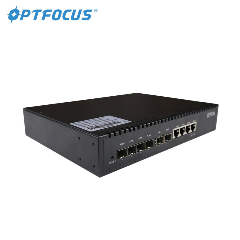 4 Port GPON OLT Epon 20km Transmission Distance Low Power Consumption