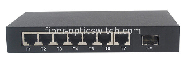 Fast 8 Ports Ethernet Network Switch 100FX And 7 10 / 100M Rj45 With Management Function