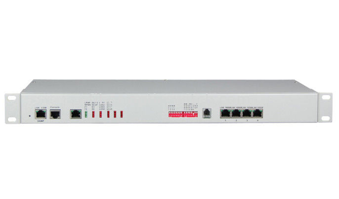 Physical isolation Fiber Optic Switch PDH Fiber Multiplexer With Console SNMP