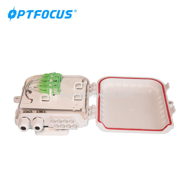 Terminal access box 8 ports waterproof easy installation fiber distribution box