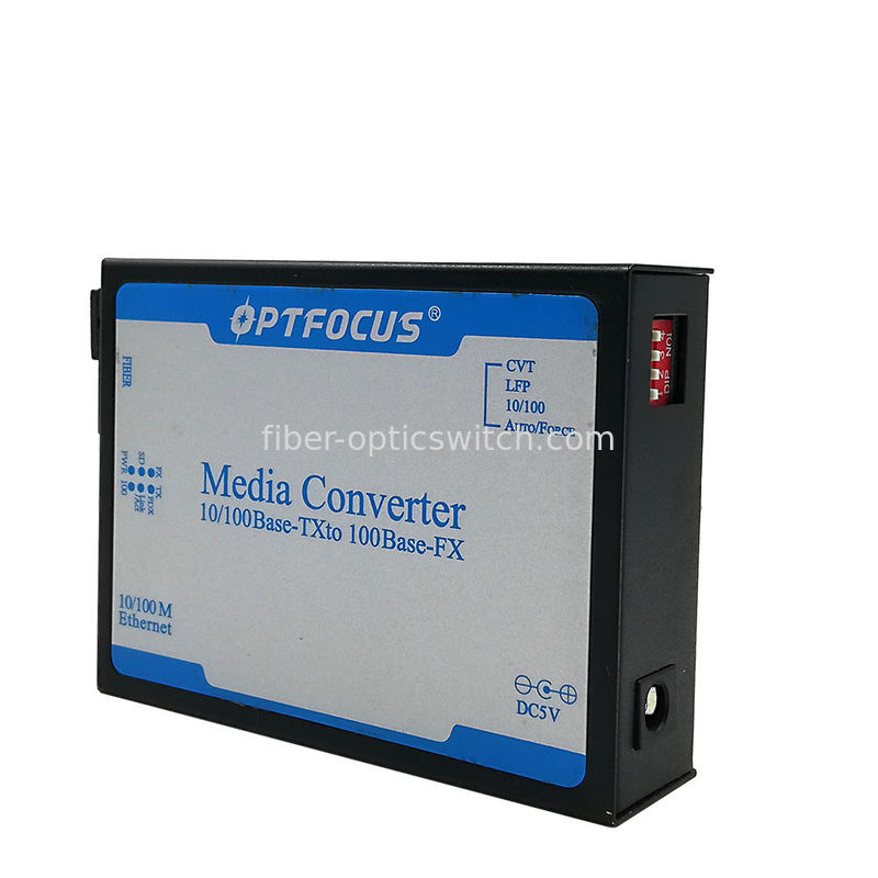 1310/1550nm 20km Single Fiber Media Converter For FTTH Solution