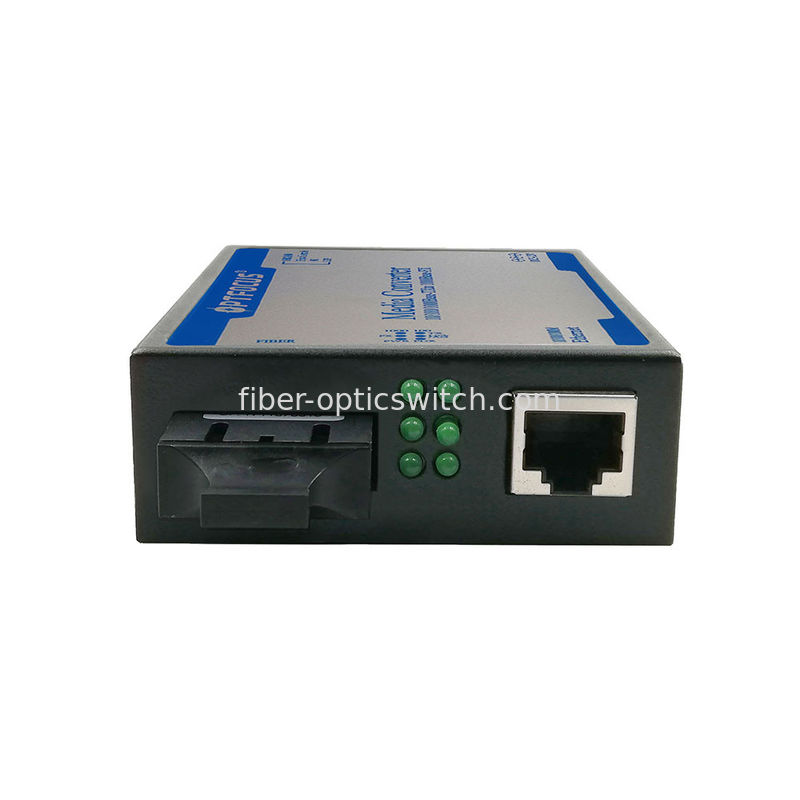 Fiber Media Converter Tx1310nm Rx1550nm 2.5W 1*1000M SC For Network OEM avaiable