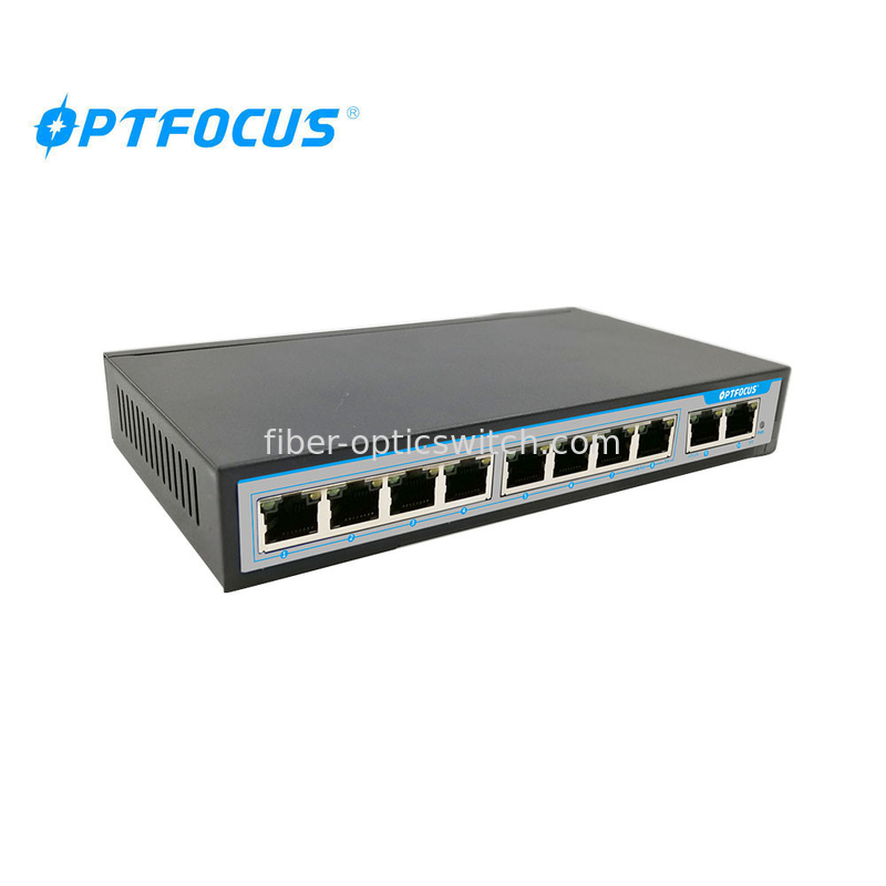 MDIX PoE Sfp Fiber Ethernet Switch 8 Ports AC240V Seamless Connection